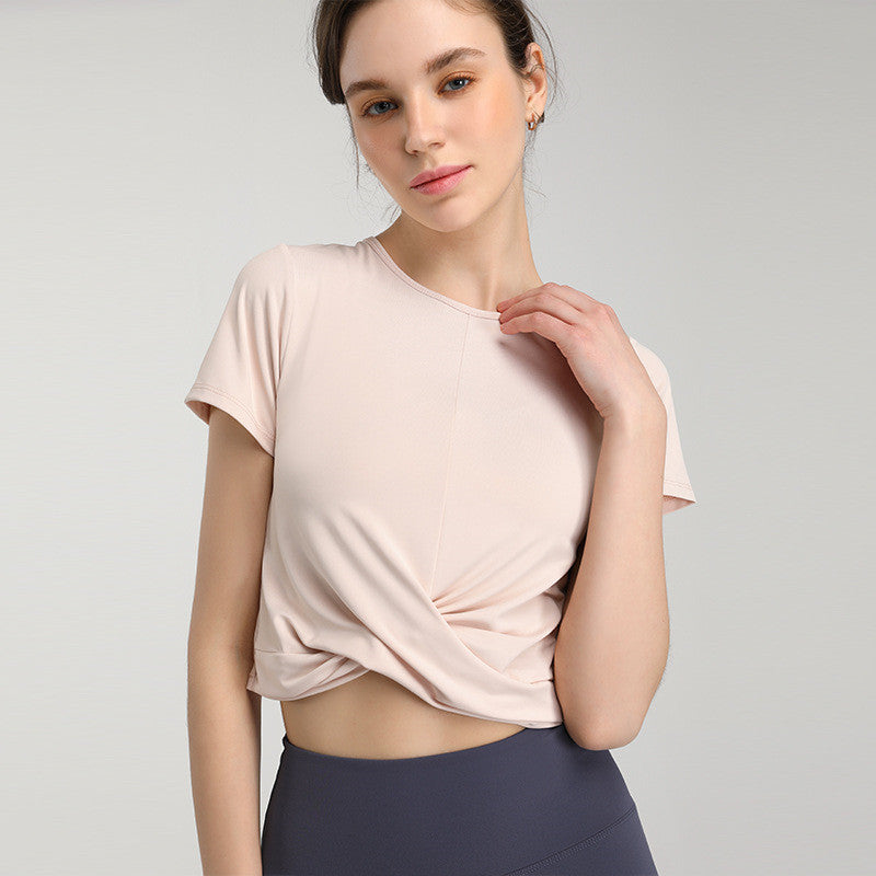 Women's Sexy Fashion Short-sleeved Workout T-shirt