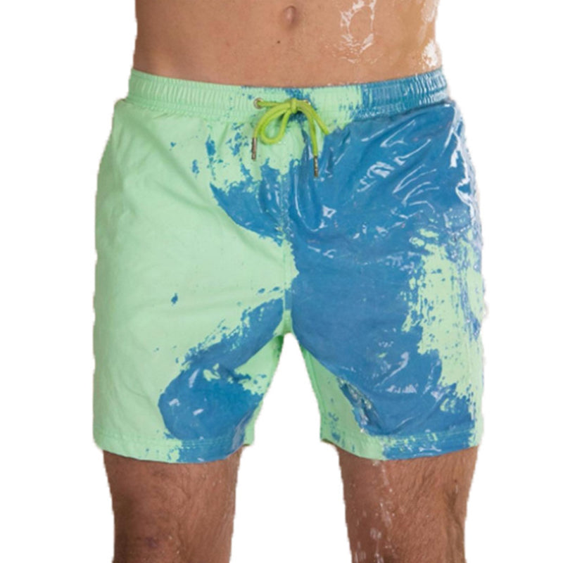 Men's Magical Color Change Beach Shorts