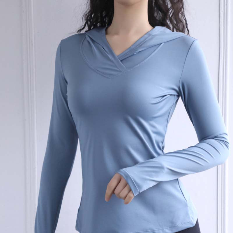 Women's Long Sleeve Yoga Workout Shirt