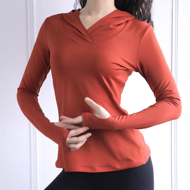 Women's Long Sleeve Yoga Workout Shirt