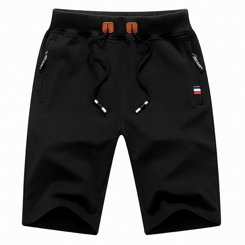 Men's Casual Fit Beach Shorts With Elastic Waist And Pockets