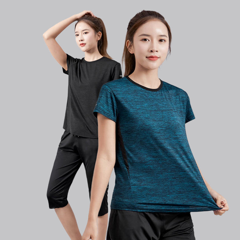 Women's Short Sleeve Loose Workout T-shirt