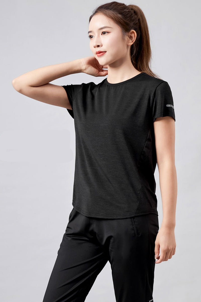 Women's Short Sleeve Loose Workout T-shirt