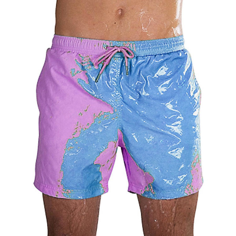 Men's Magical Color Change Beach Shorts