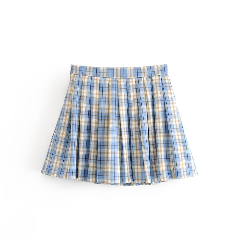 Summer New Womens Wild Thin Plaid