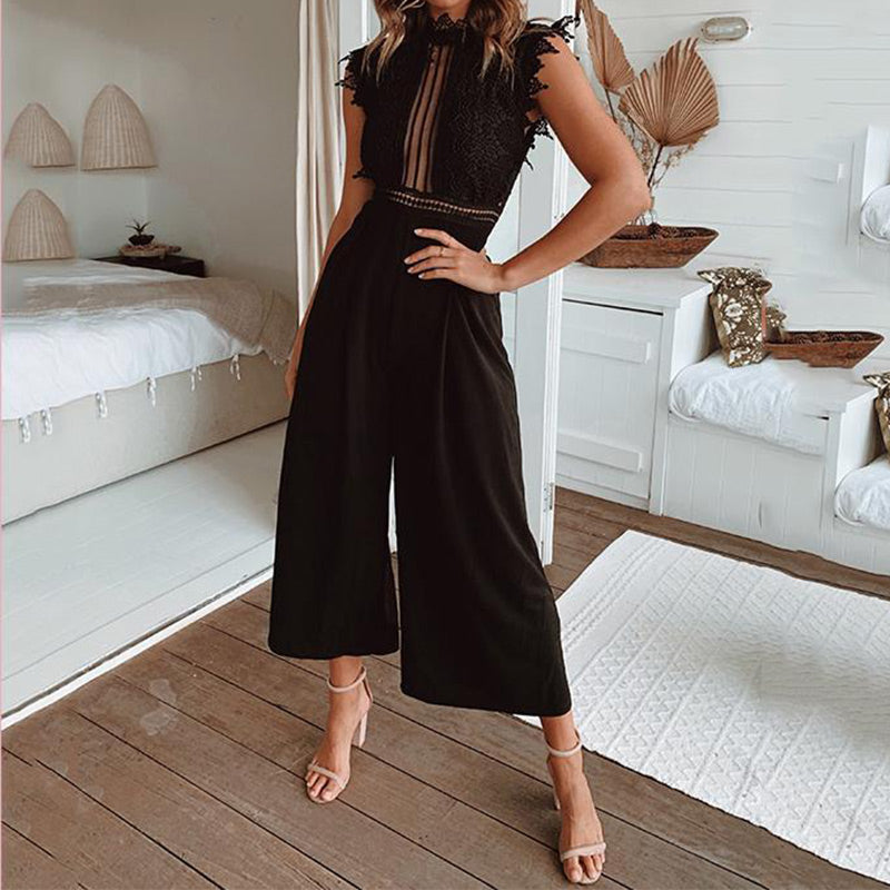 Womens Long Jumpsuits Summer Romper Casual Overalls