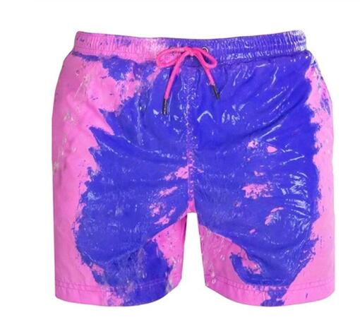 Men's Magical Color Change Beach Shorts