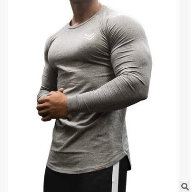 Men's Long Sleeve Quick-Dry Workout Performace Shirt