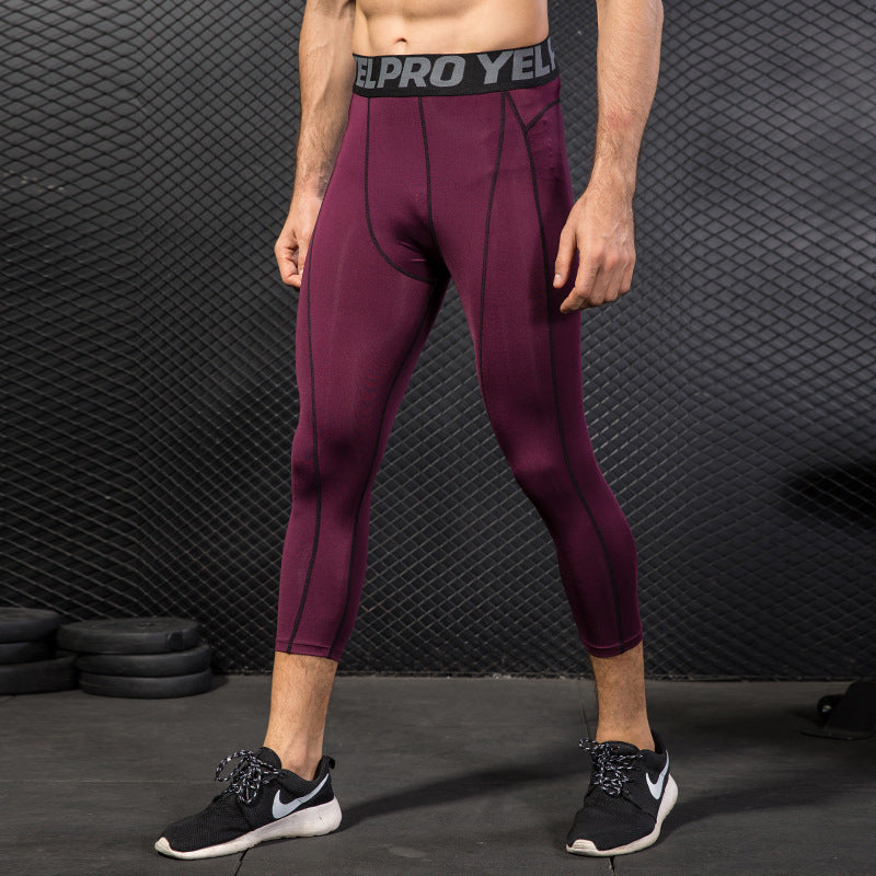 Men's PRO Cropped Fitness Training Pants