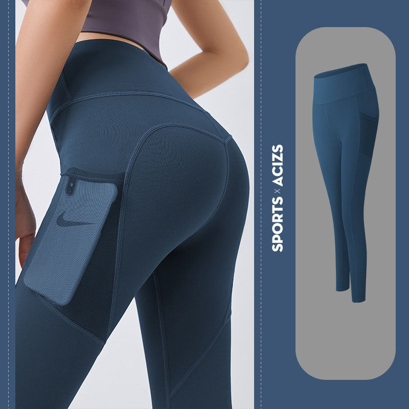 Women's Sculpting Yoga Pants With Side Pockets