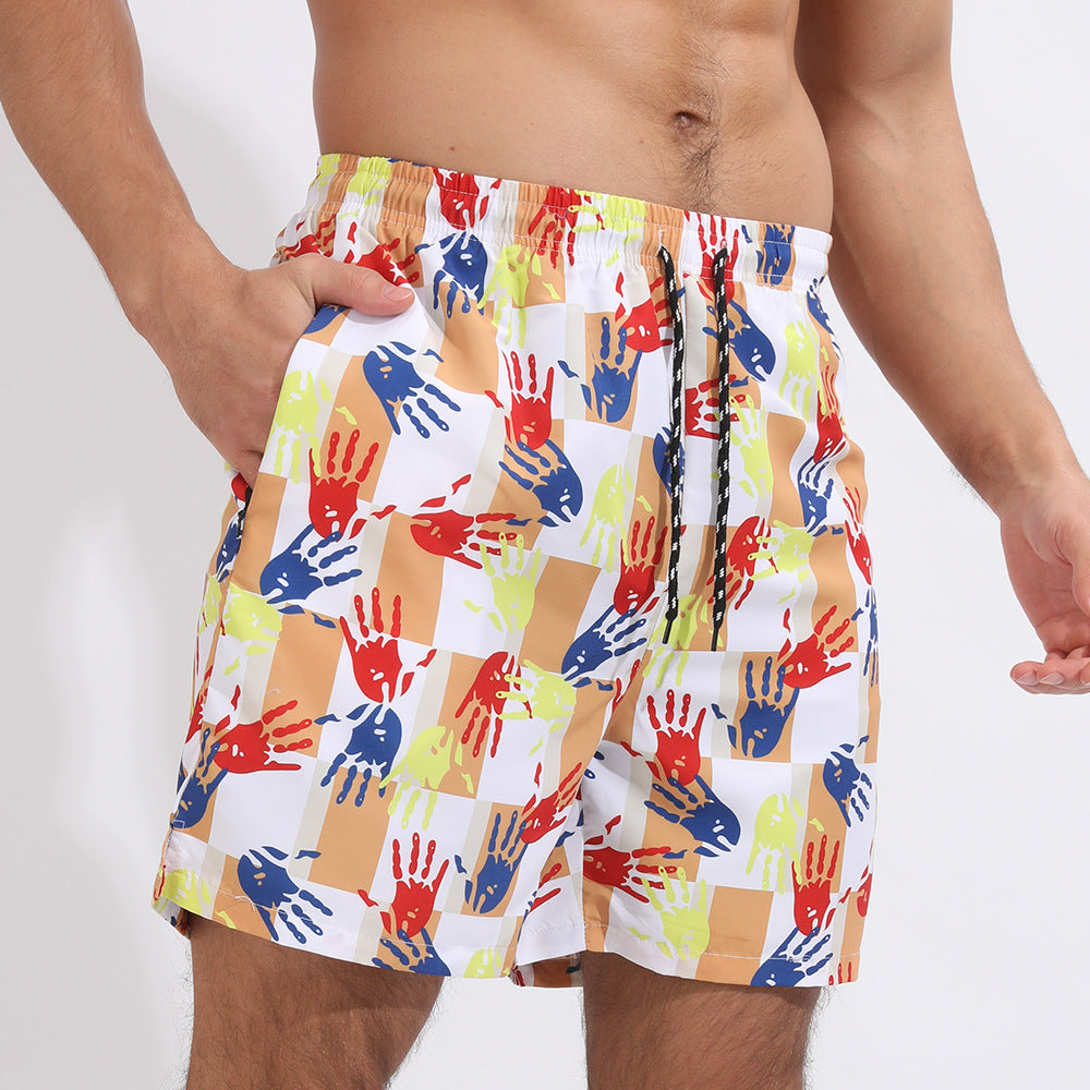 Men's Retro-Style Double Layer Sport Beach Shorts