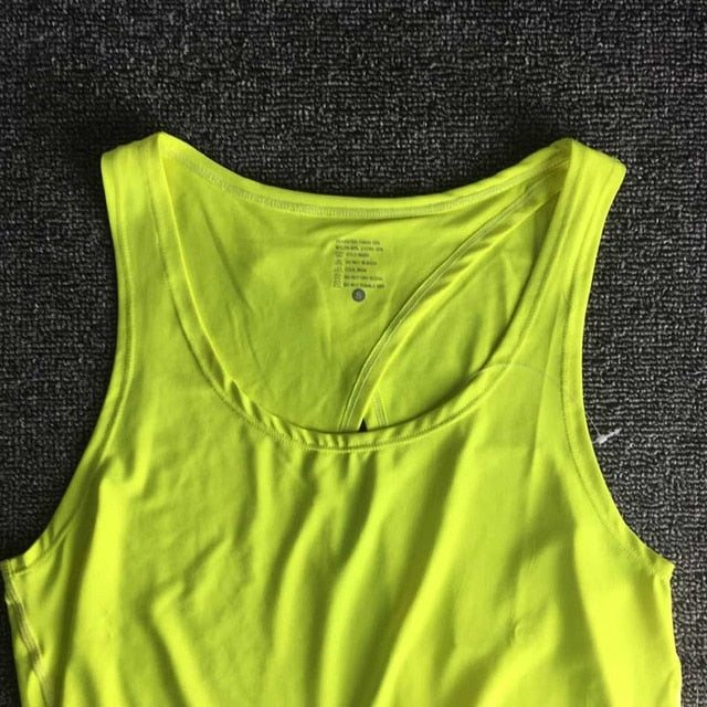 Women Backless Yoga Tank Top Shirt