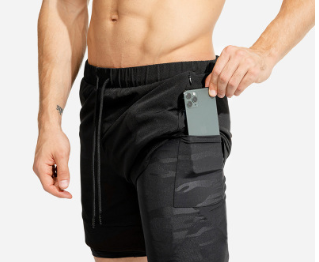 Men's Workout Shorts with Liner