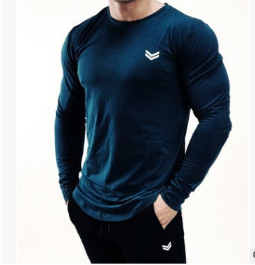 Men's Long Sleeve Quick-Dry Workout Performace Shirt