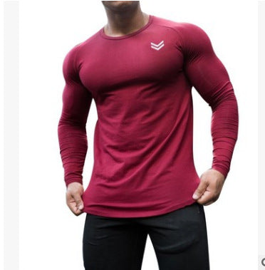 Men's Long Sleeve Quick-Dry Workout Performace Shirt