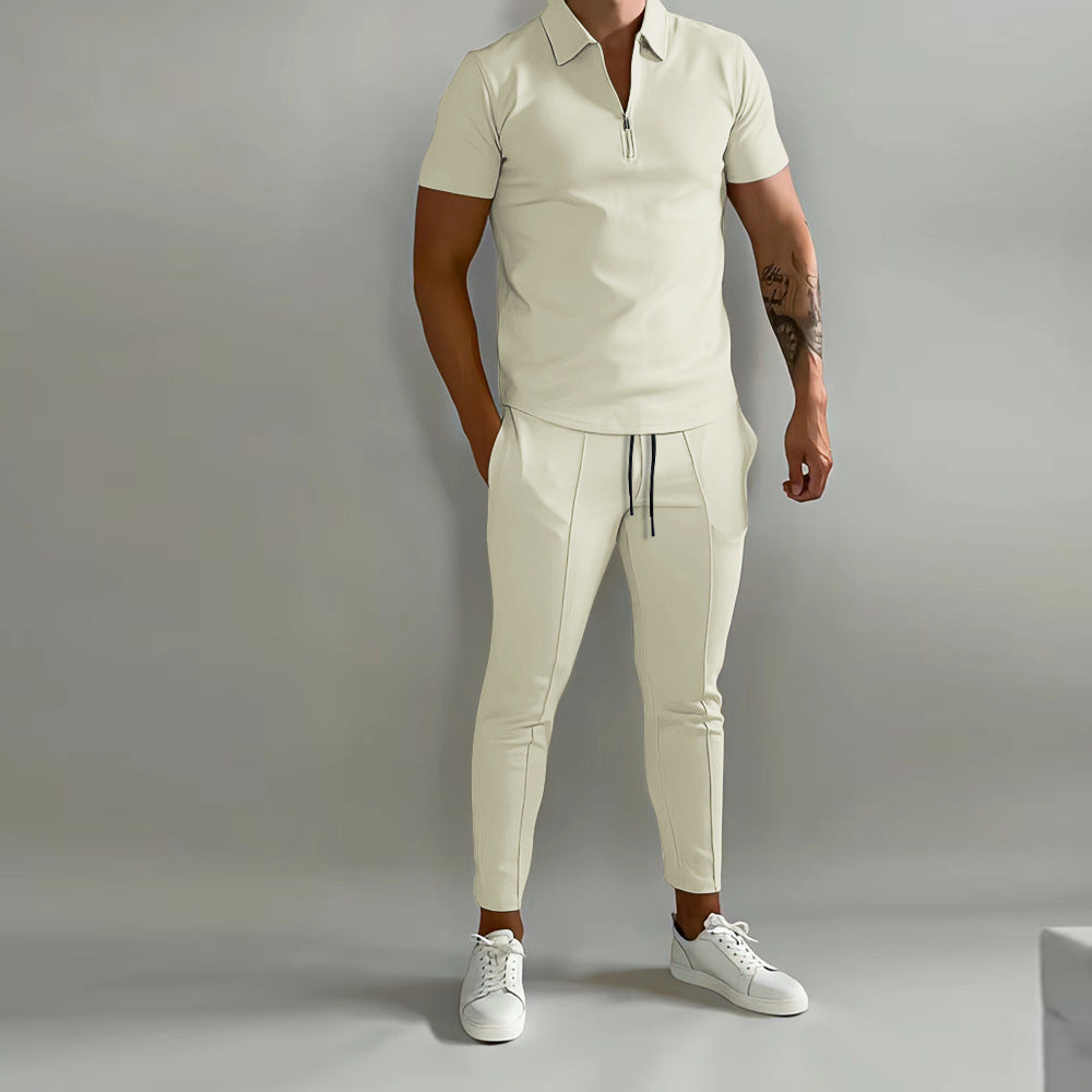 Men's Summer Popular Slim Casual Sports Suit