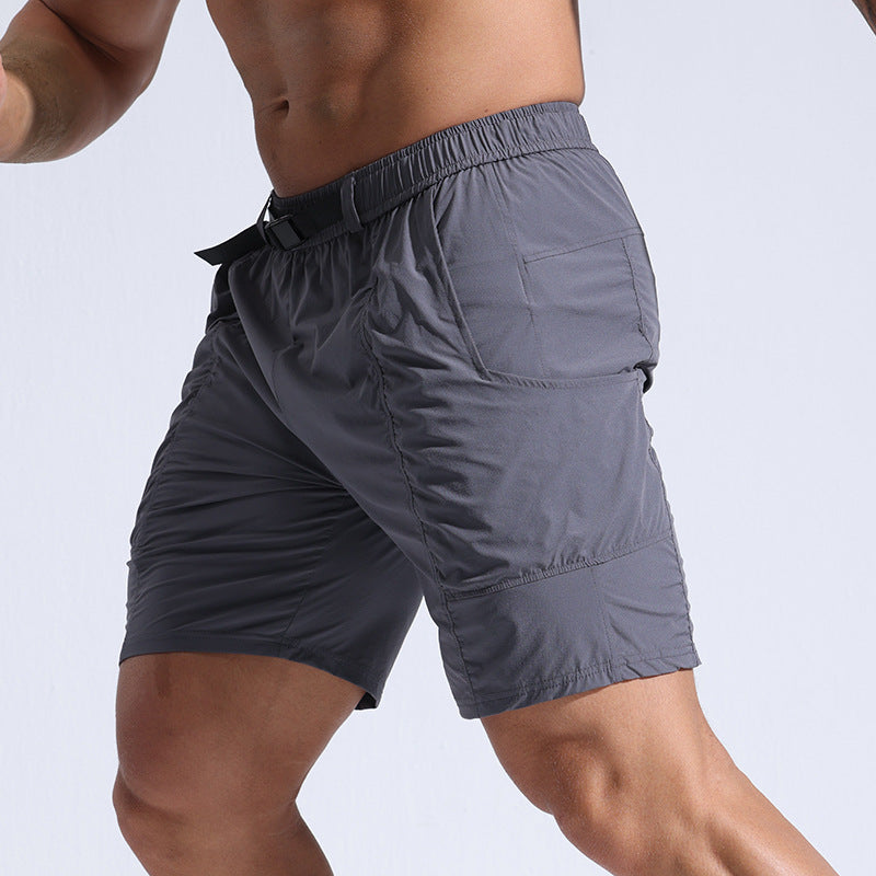 Men's Athletic Shorts With Pockets And Elastic Waistband