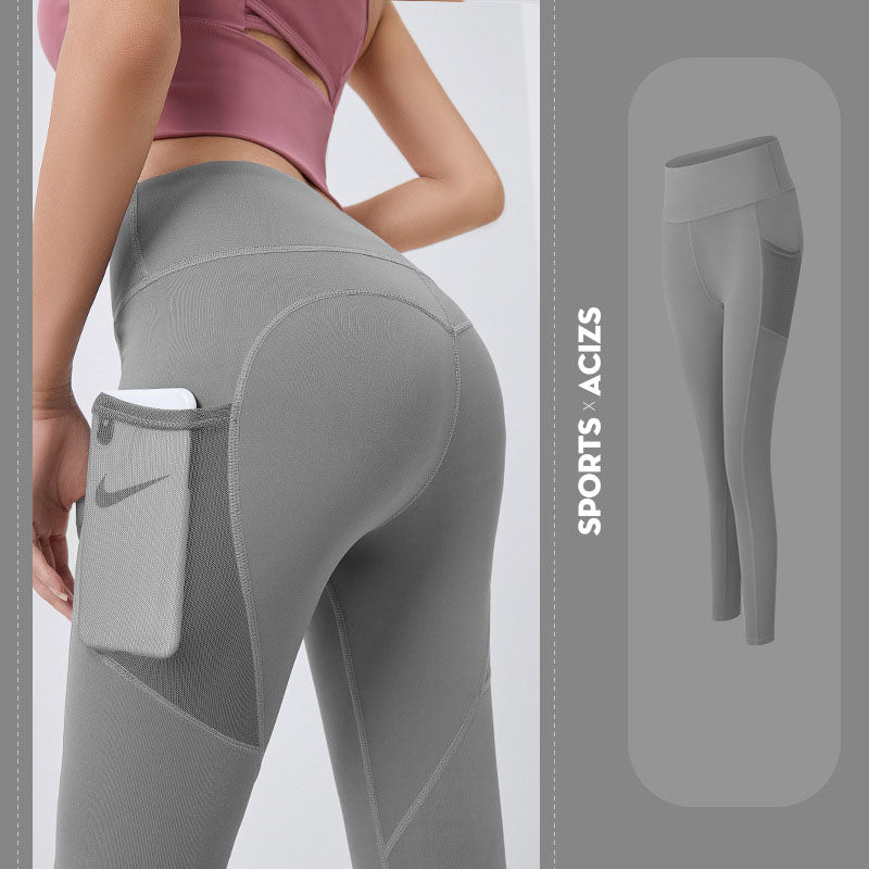 Women's Sculpting Yoga Pants With Side Pockets