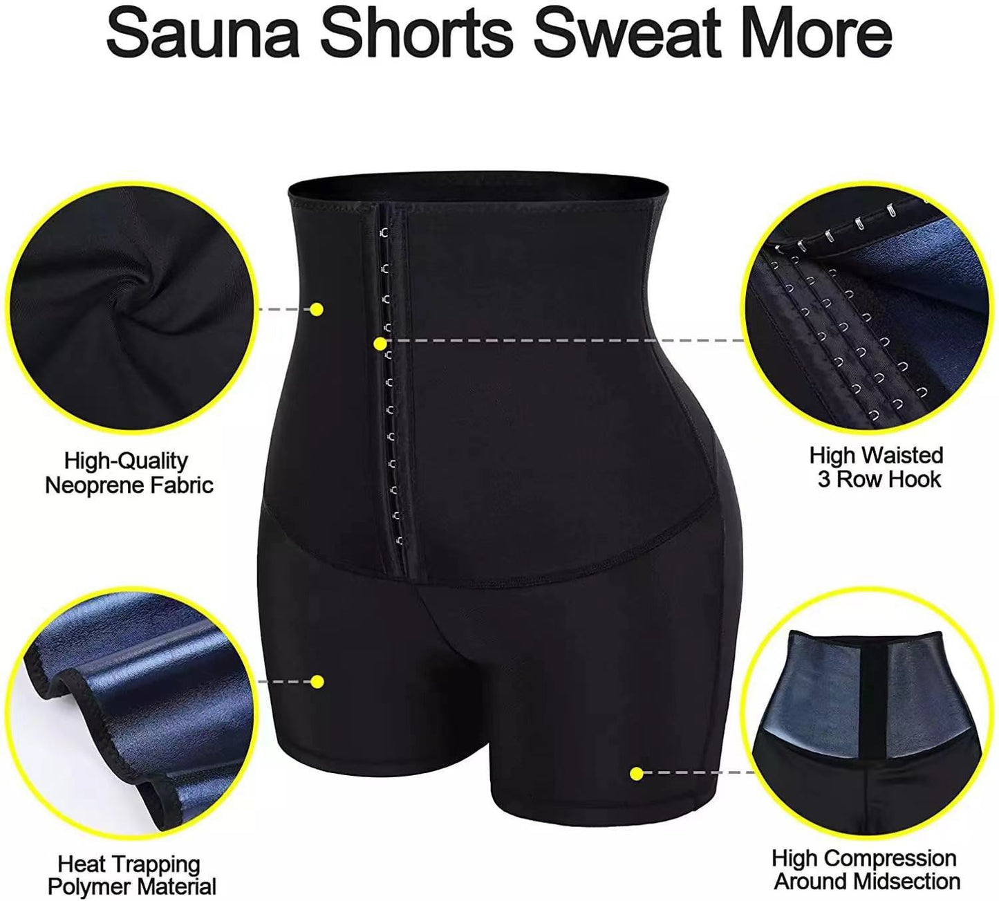 Women's Slimming Thermal Sauna Shorts