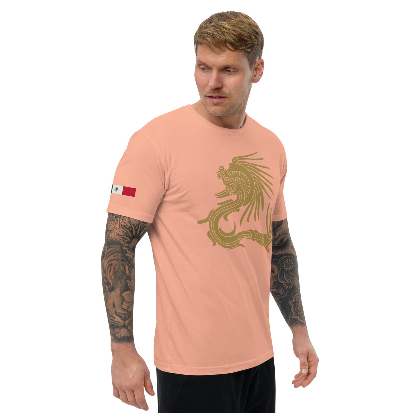 Ancient Feathered Serpent Fitted T-shirt