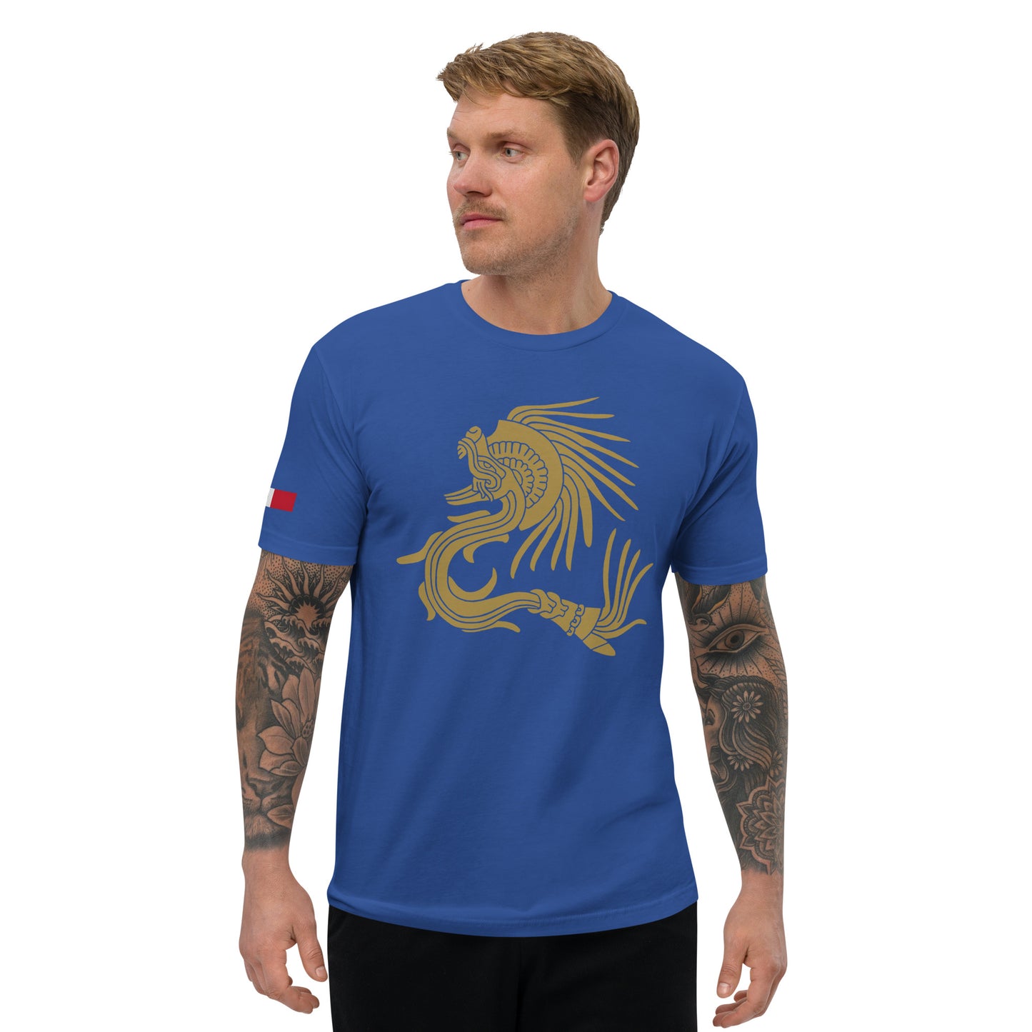 Ancient Feathered Serpent Fitted T-shirt