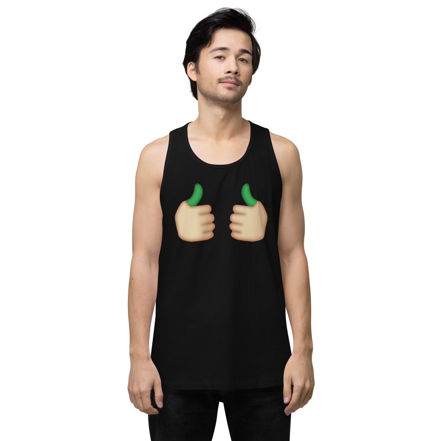 Emoji Weed Cannabis Edibles Sativa Festival Fun Blunt Tank Top Greenthumb For Men