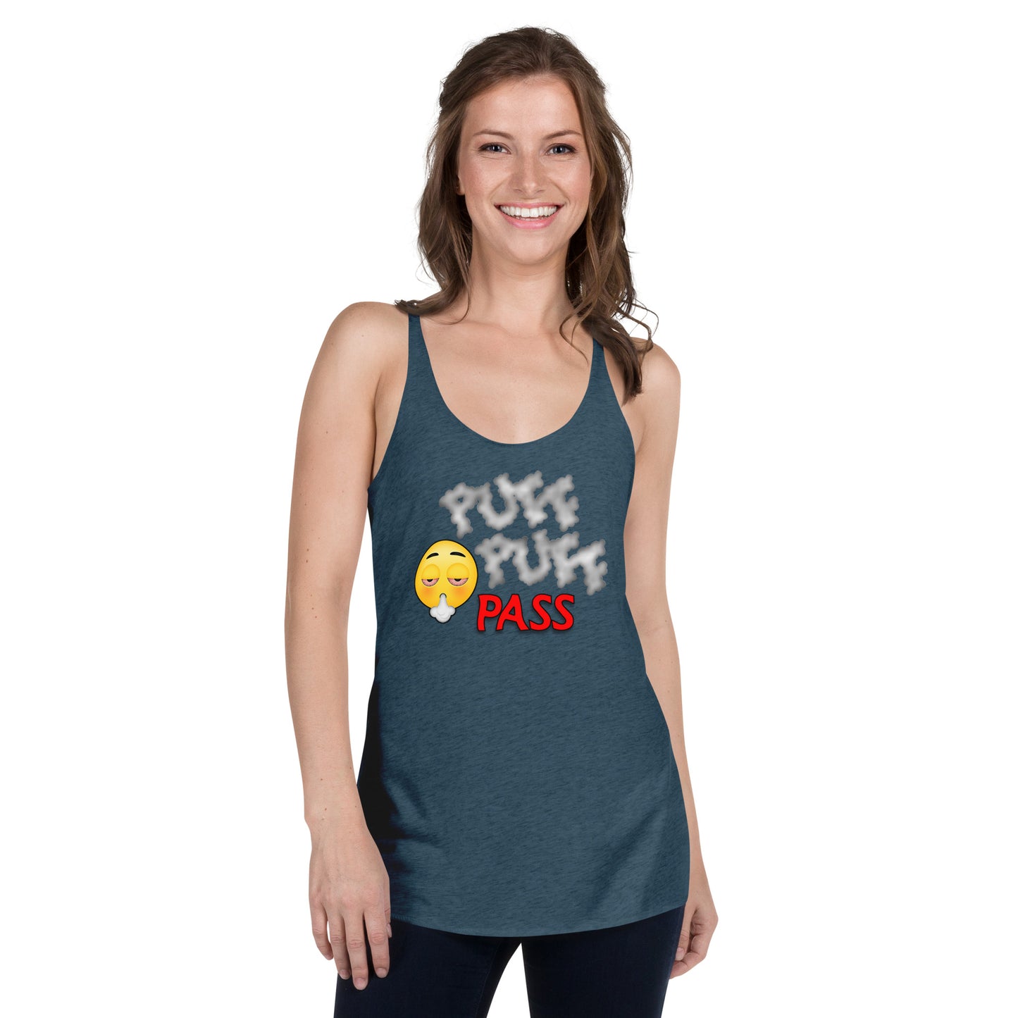 Cannabis Weed Emoji Tank Top Sativa Indica For Women