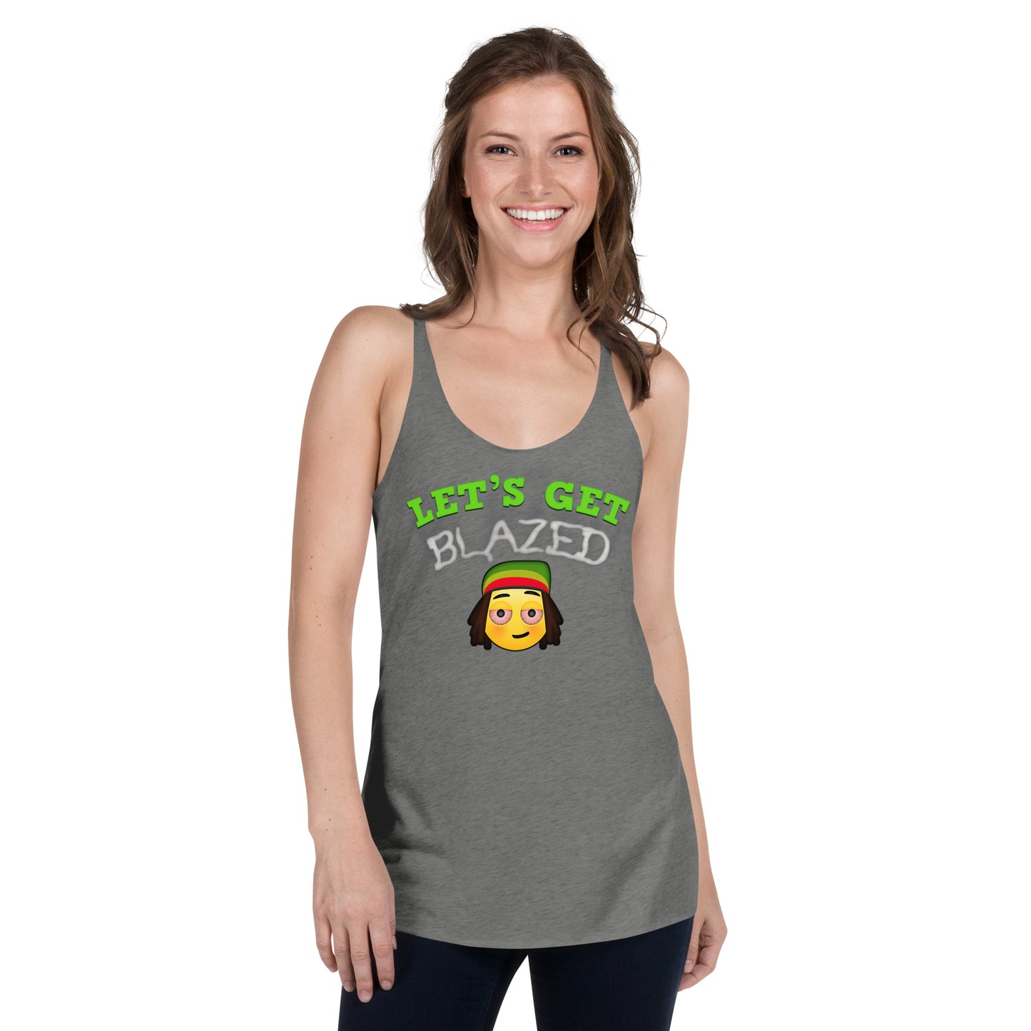 Cannabis Weed Emoji Tank Top Sativa Indica For Women