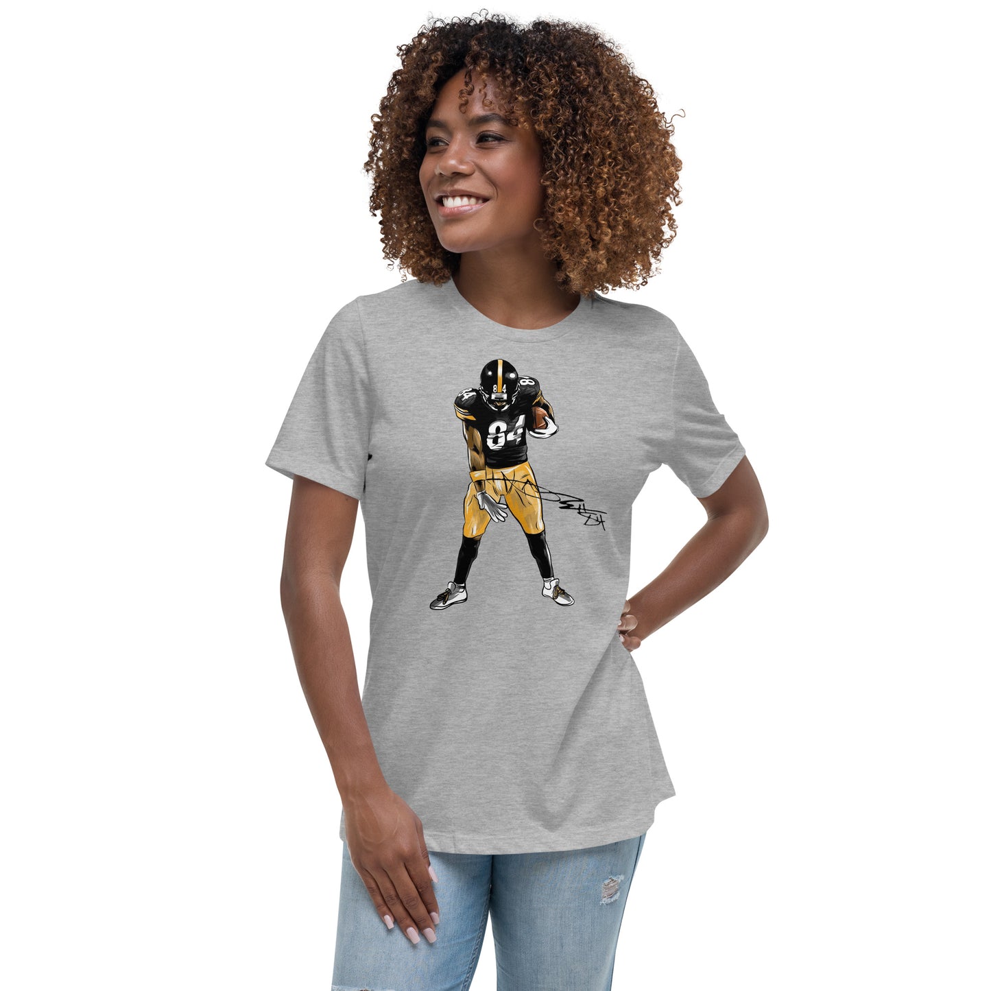 Antonio Brown Premium Relaxed T-shirt For Women