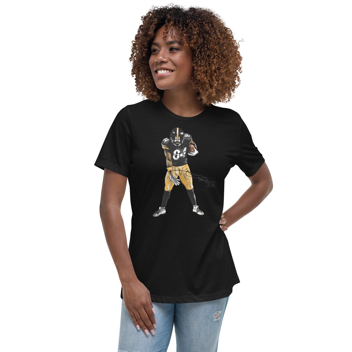 Antonio Brown Premium Relaxed T-shirt For Women