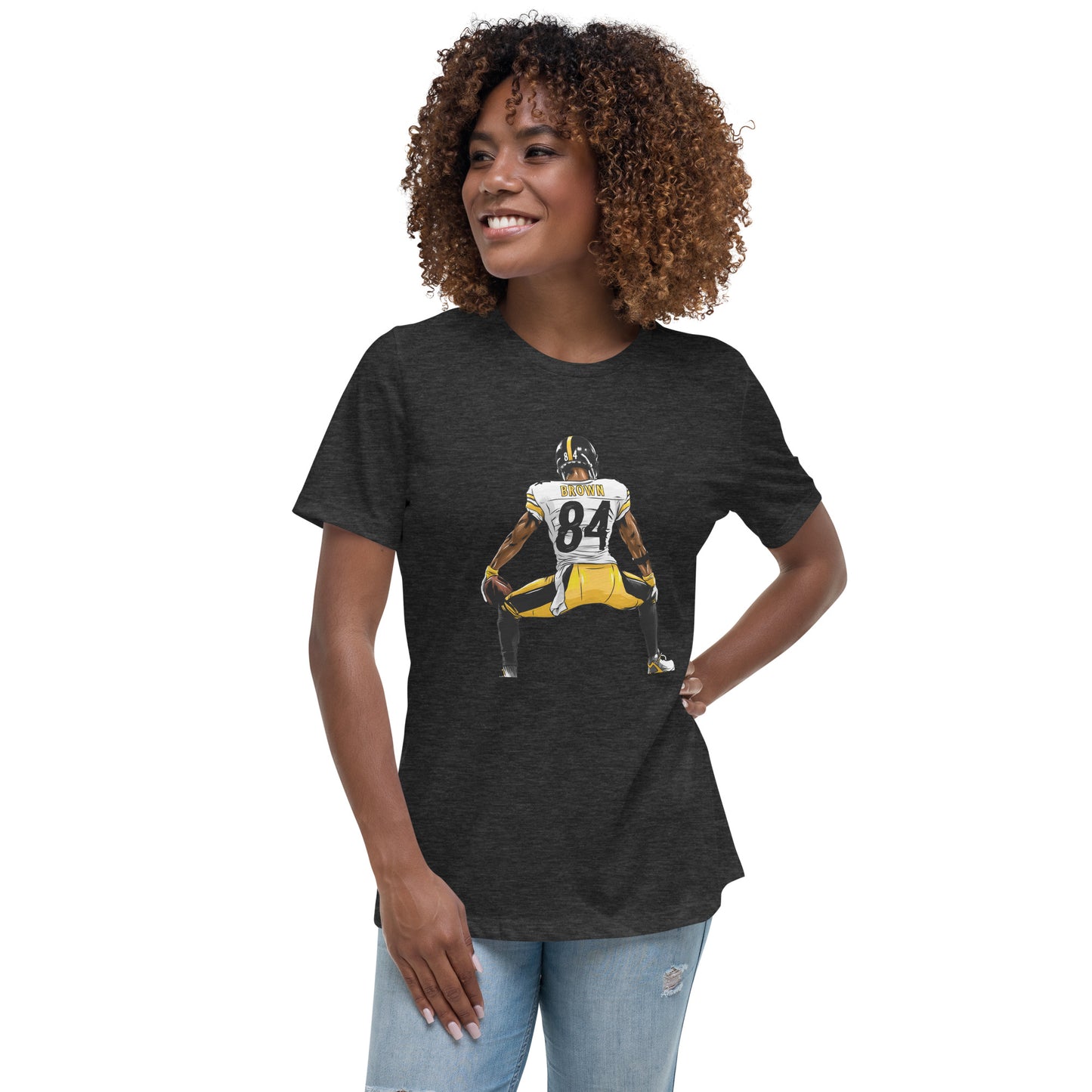 Official Licensed Pittsburgh Steelers Antonio Brown NFL Tshirt For Women