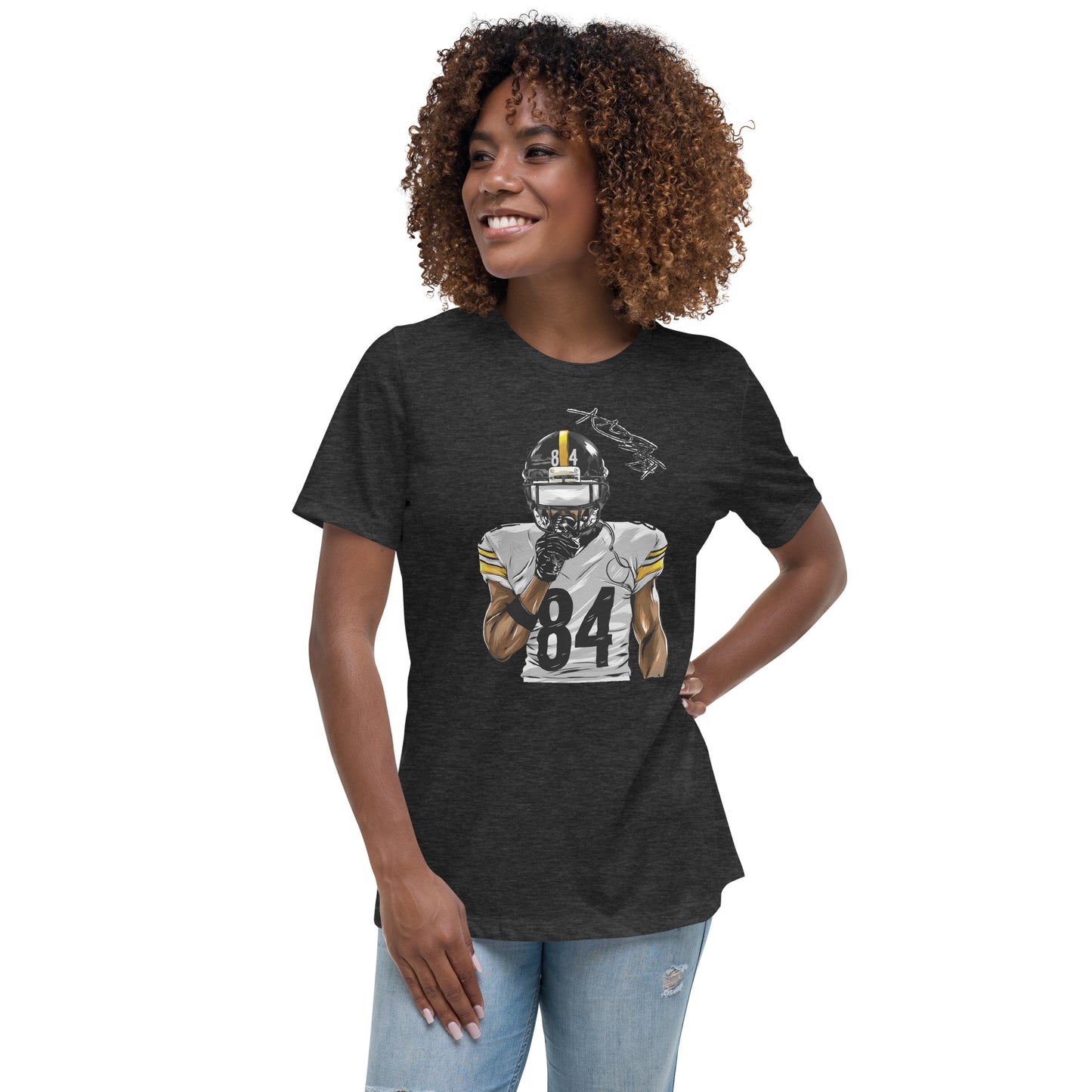 Antonio Brown Premium Relaxed T-shirt For Women