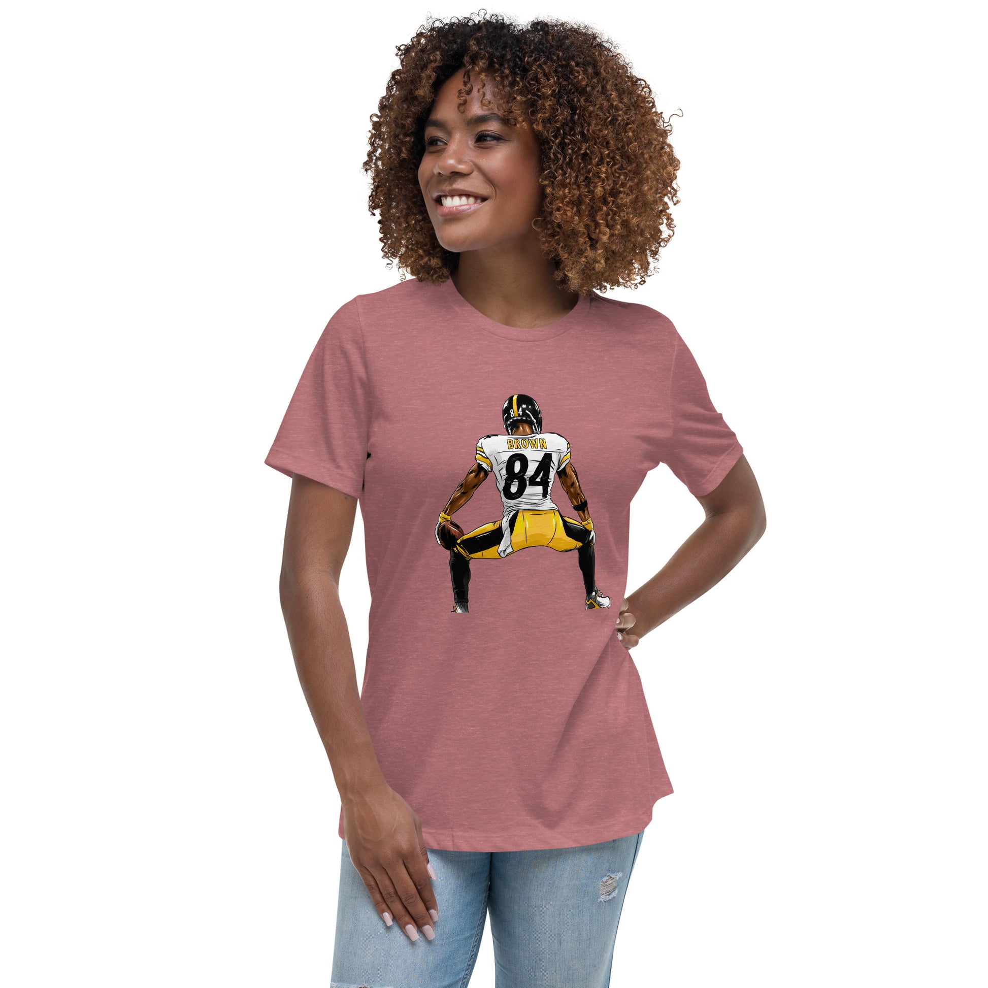 Official Licensed Pittsburgh Steelers Antonio Brown NFL Tshirt For Women