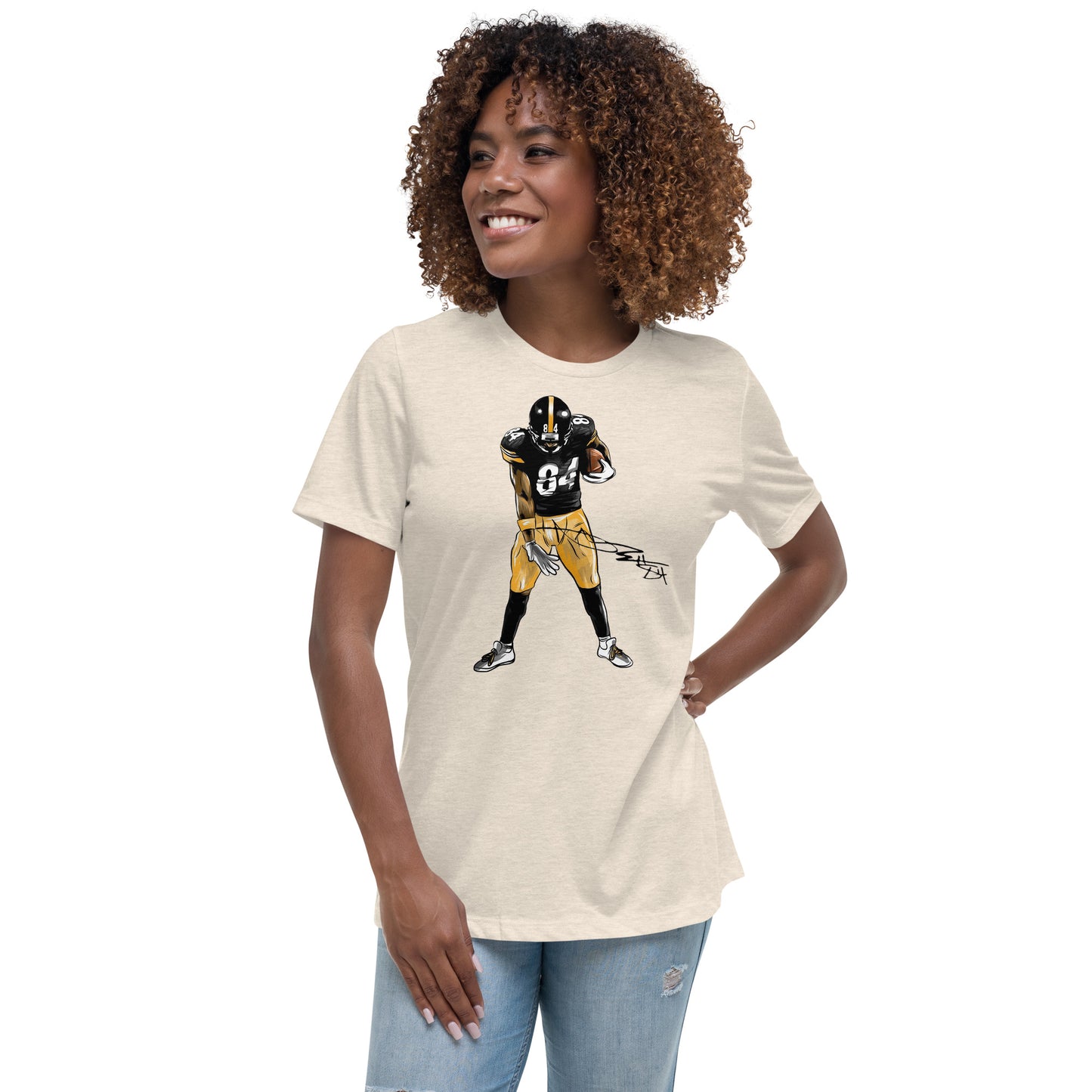 Antonio Brown Premium Relaxed T-shirt For Women