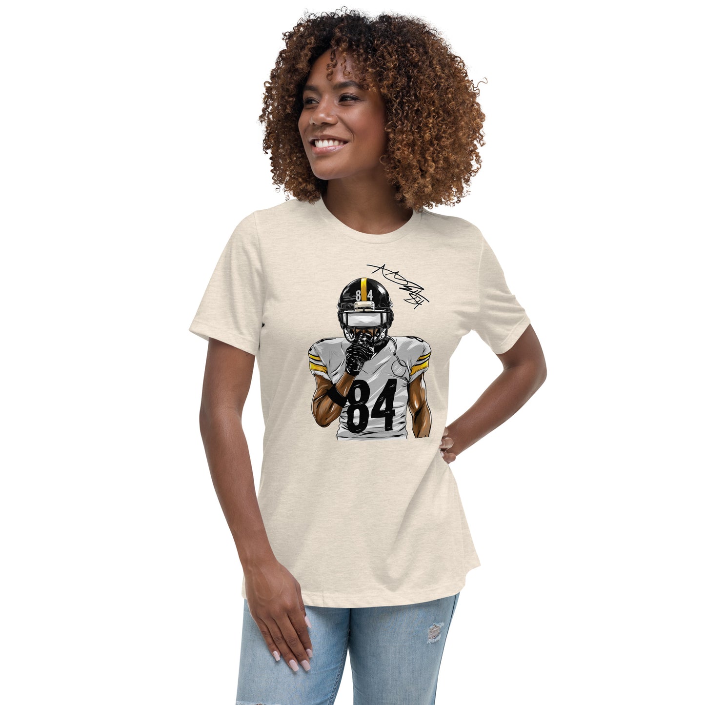 Antonio Brown Premium Relaxed T-shirt For Women