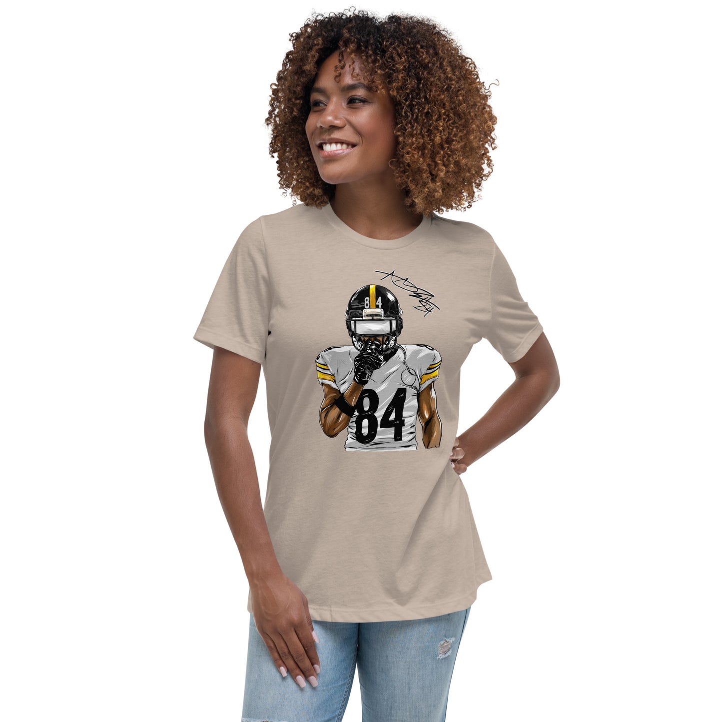 Antonio Brown Premium Relaxed T-shirt For Women