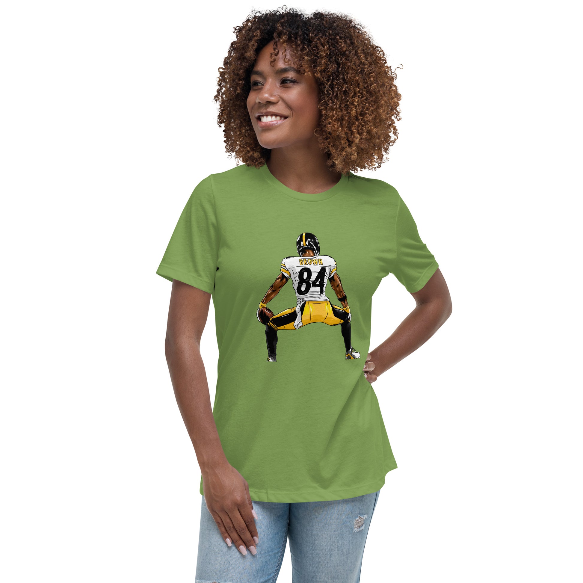 Official Licensed Pittsburgh Steelers Antonio Brown NFL Tshirt For Women