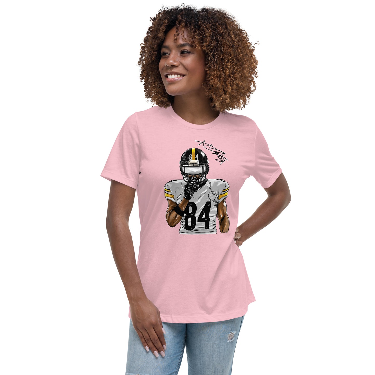 Antonio Brown Premium Relaxed T-shirt For Women