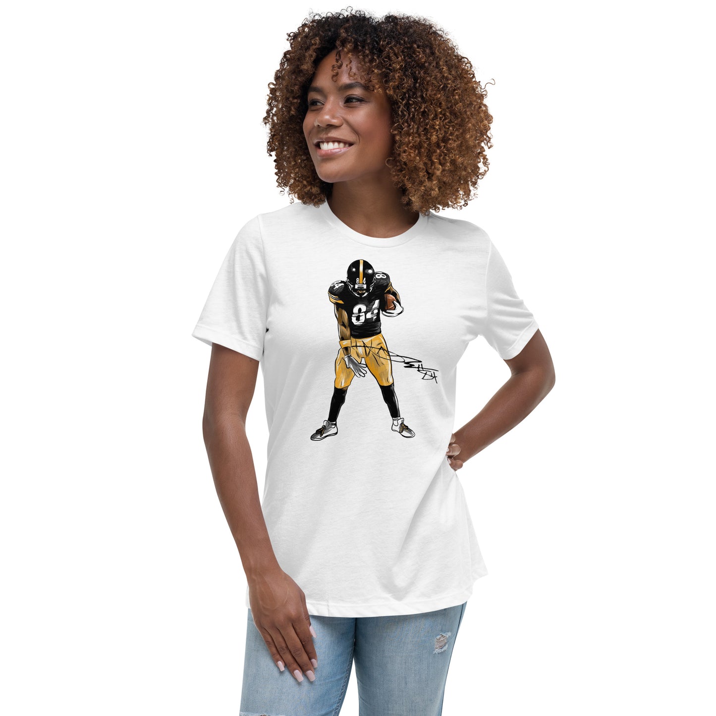 Antonio Brown Premium Relaxed T-shirt For Women