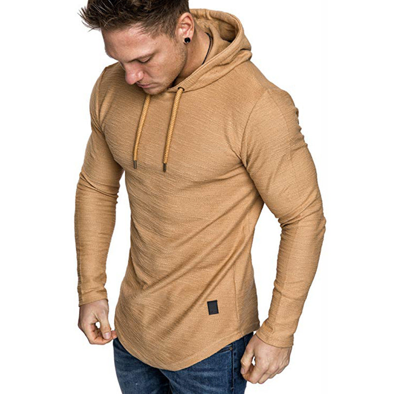 Men's Long Sleeve Casual Hooded Sweatshirt