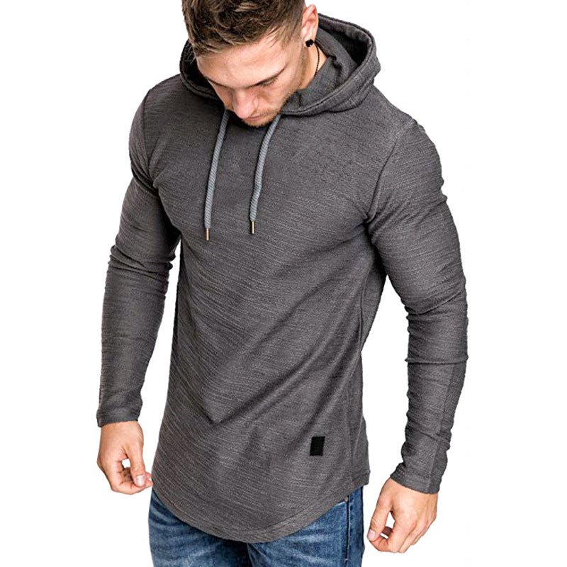 Men's Long Sleeve Casual Hooded Sweatshirt