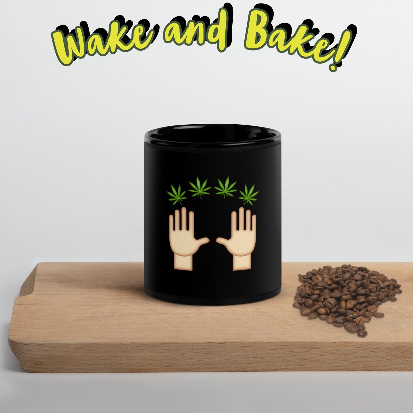 Black Glossy Mug