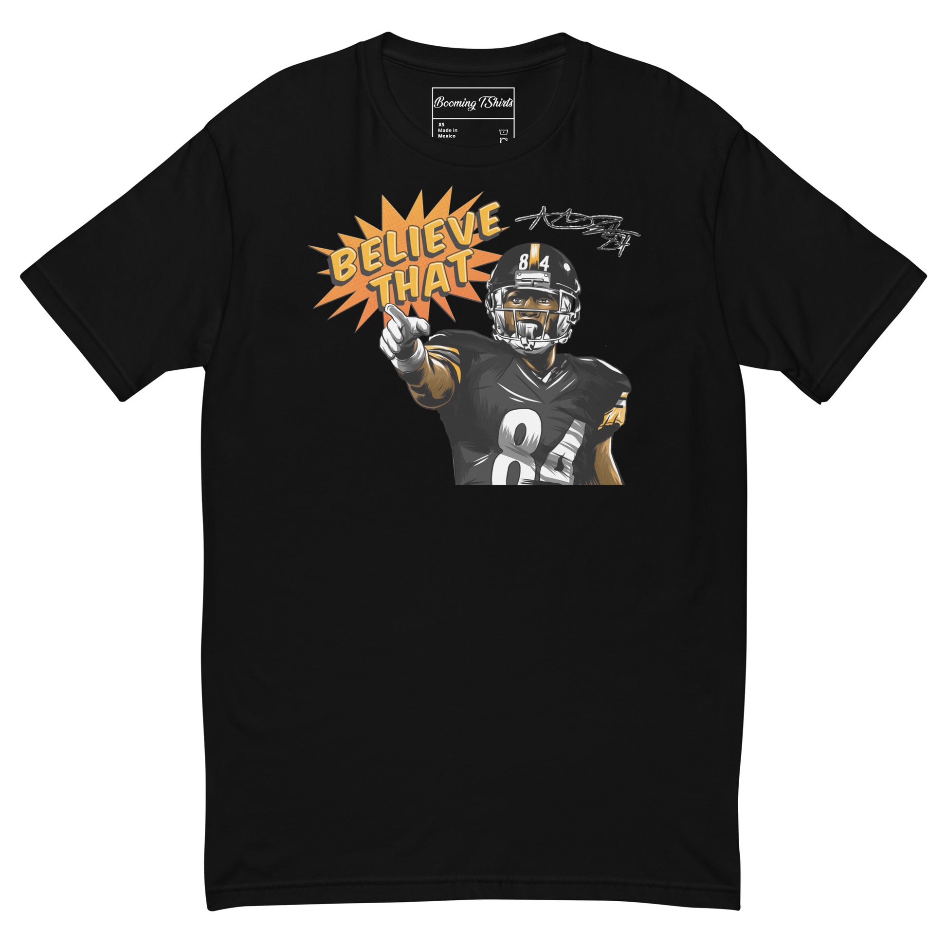 Premium Official Licensed Pittsburgh Steelers Antonio Brown NFL Tshirt For Men