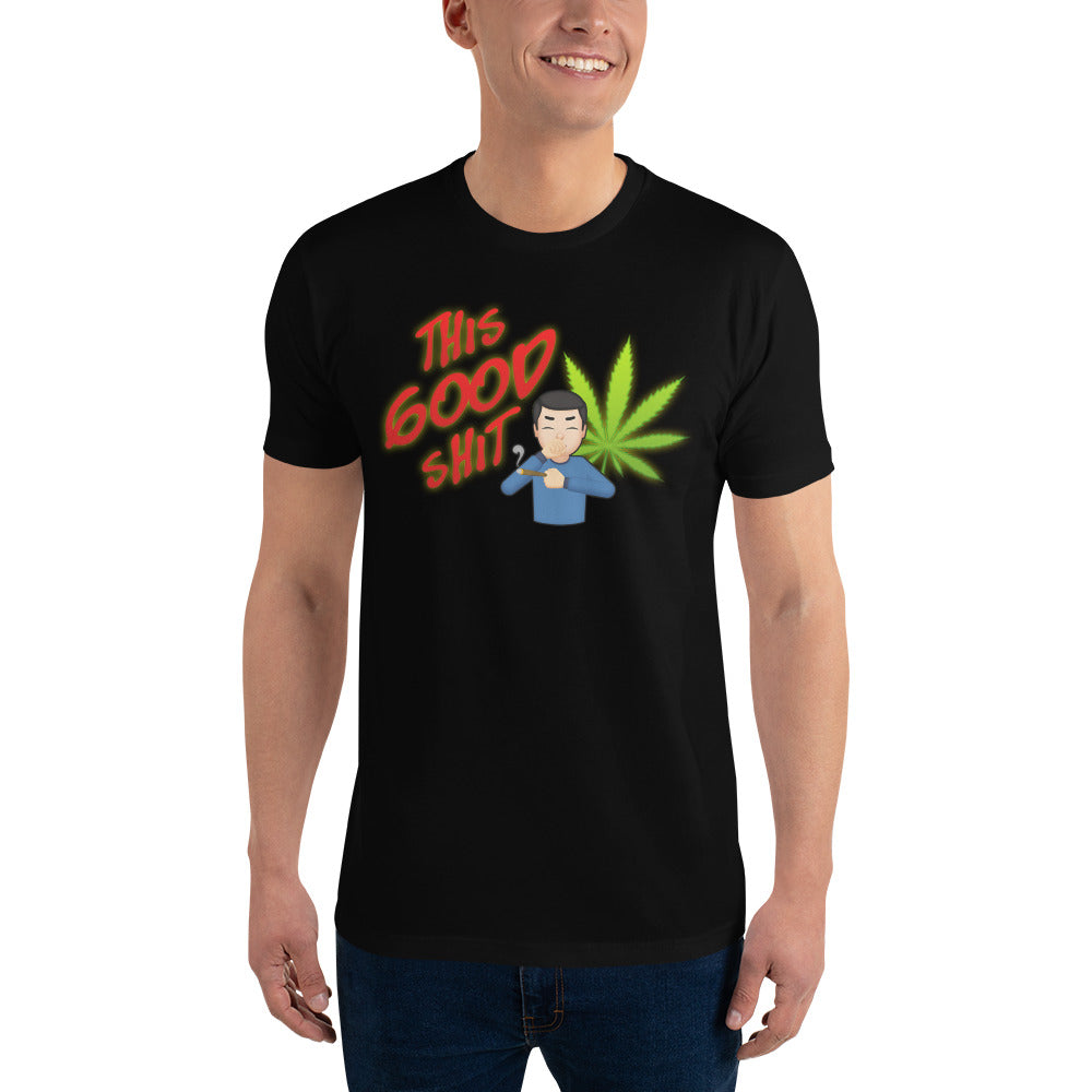 Emoji Weed Cannabis Sativa Indica Blunt Joint Bong Dispensary Festival Fun Tshirt