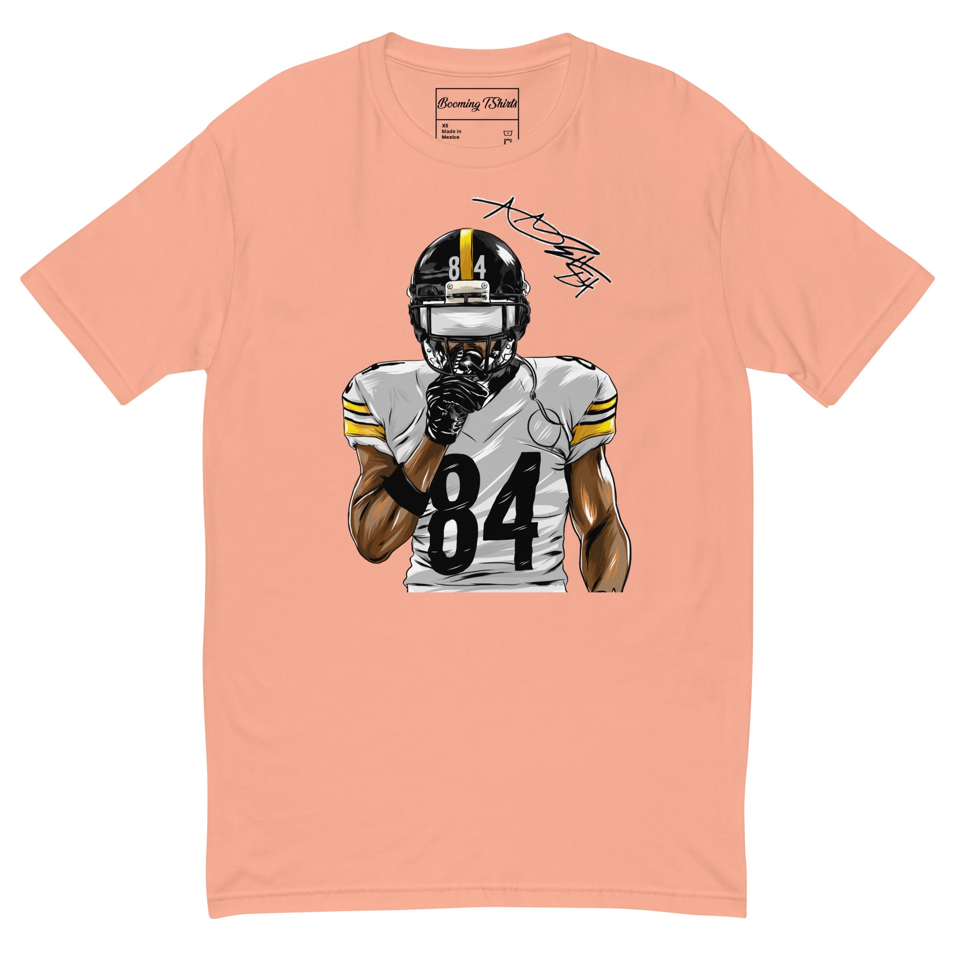 Premium Official Licensed Pittsburgh Steelers Antonio Brown NFL Tshirt For Men