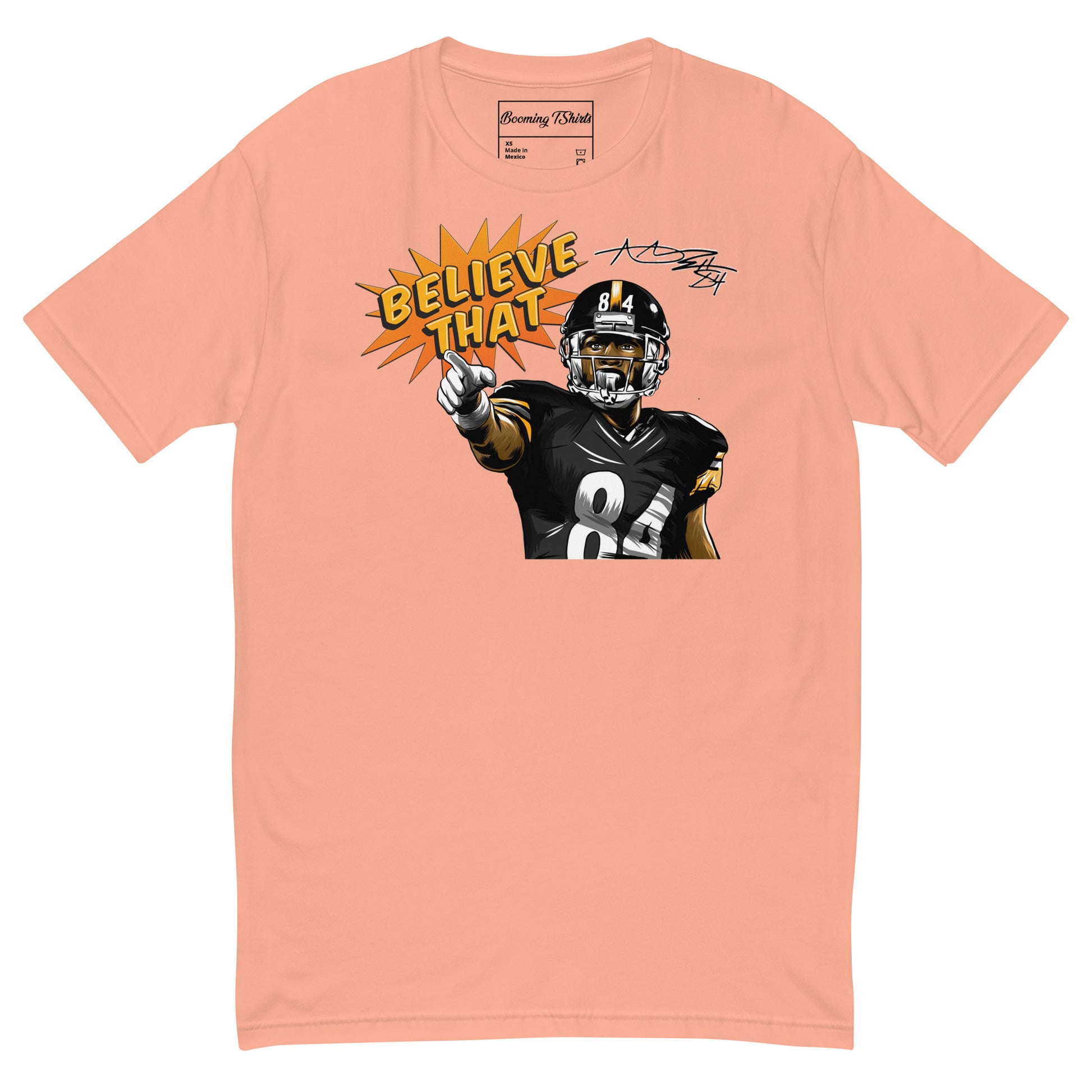 Premium Official Licensed Pittsburgh Steelers Antonio Brown NFL Tshirt For Men