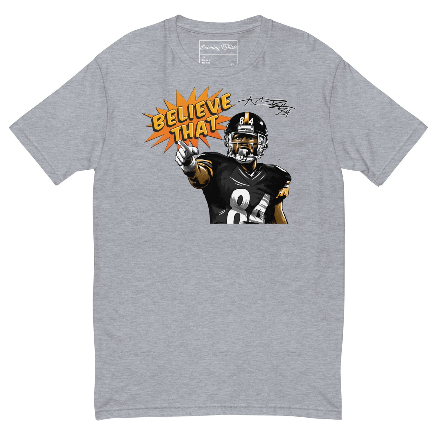 Premium Official Licensed Pittsburgh Steelers Antonio Brown NFL Tshirt For Men