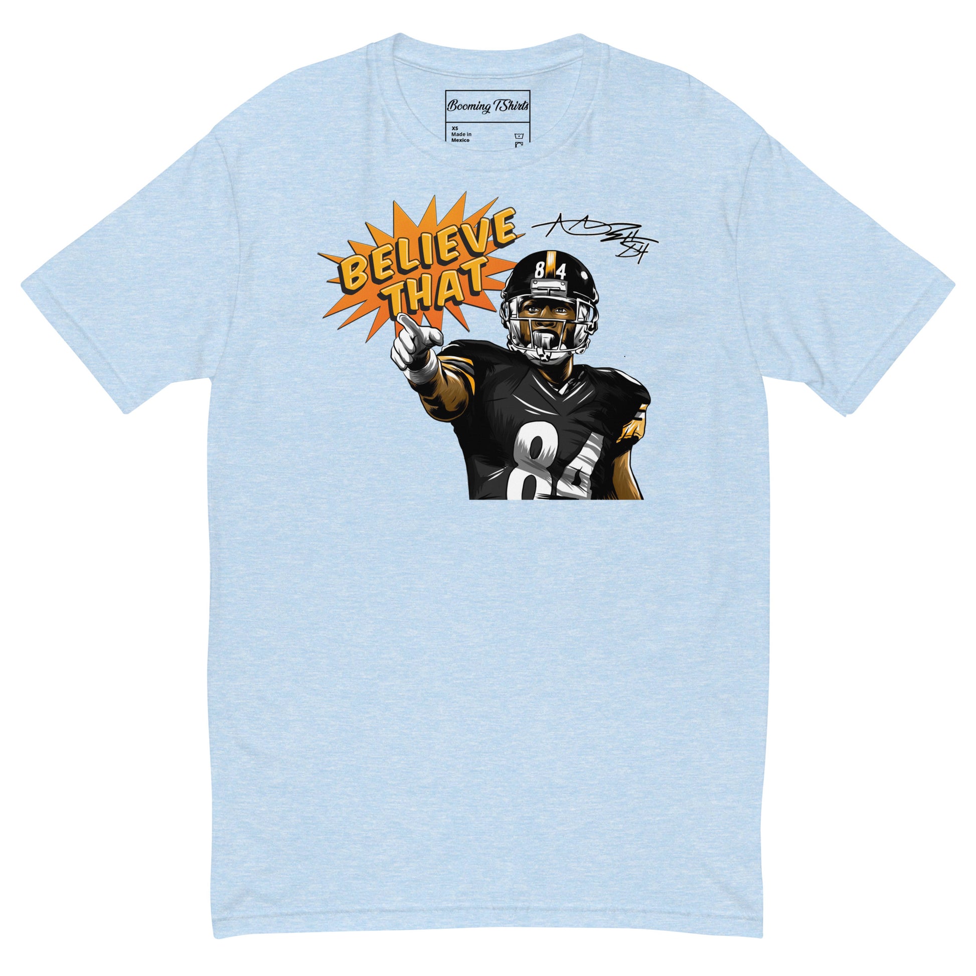 Premium Official Licensed Pittsburgh Steelers Antonio Brown NFL Tshirt For Men