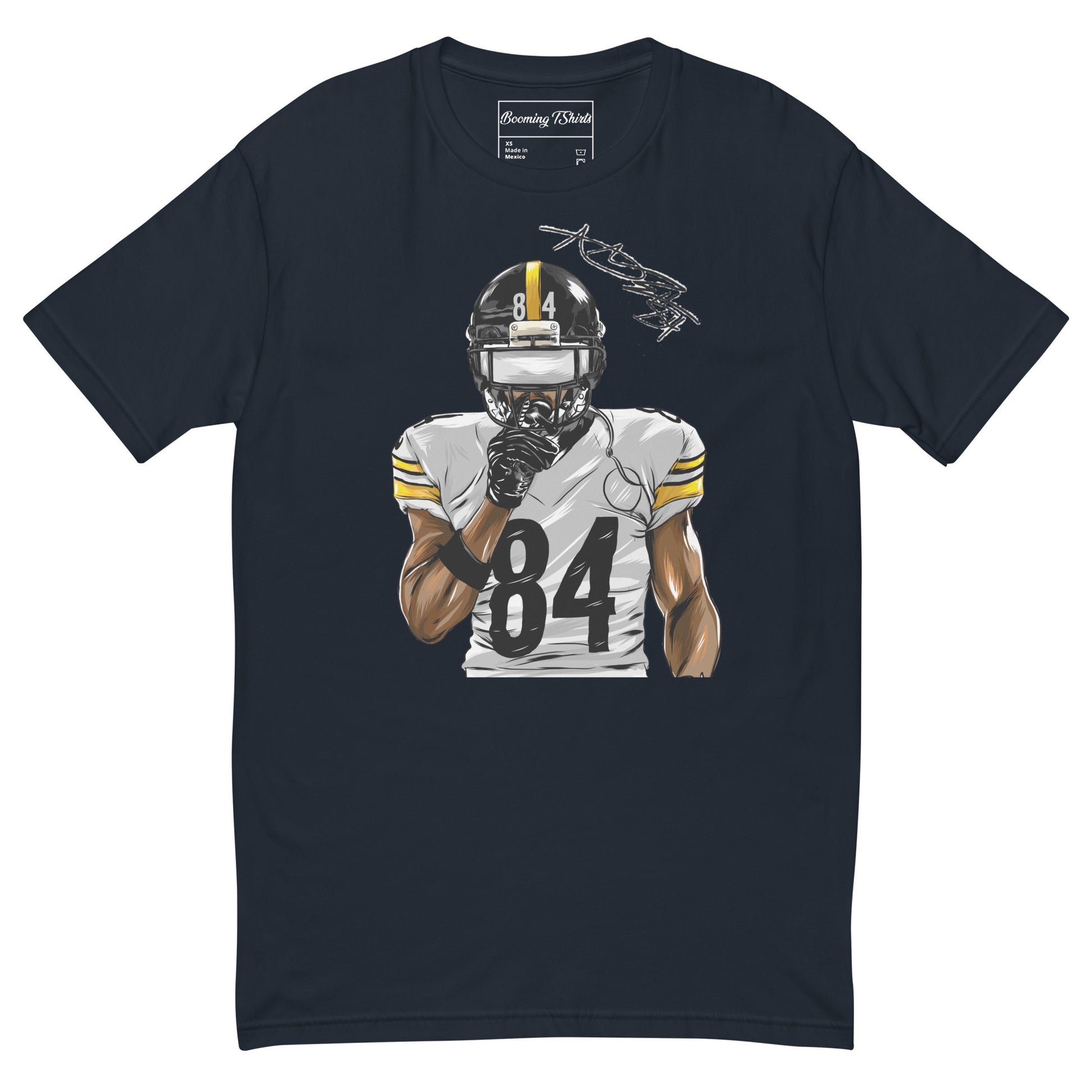 Premium Official Licensed Pittsburgh Steelers Antonio Brown NFL Tshirt For Men