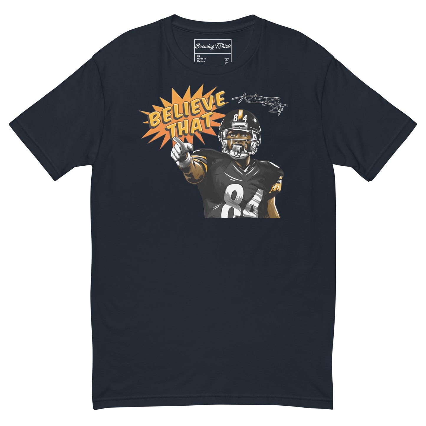 Premium Official Licensed Pittsburgh Steelers Antonio Brown NFL Tshirt For Men